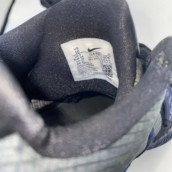 Nike Kyrie 4Midnight Navy Grey Black Mesh Lows Size 10 Men’s - VGUC - Picture 3 of 11